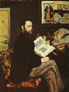 Edouard Manet Portrait of Emile Zola oil